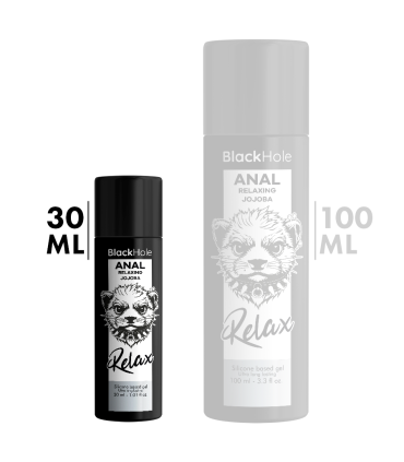 BLACK HOLE ANAL RELAXING CON JOJOBA BASE SILICONA 30 ML