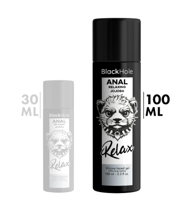 BLACK HOLE ANAL RELAXING CON JOJOBA BASE SILICONA 100 ML