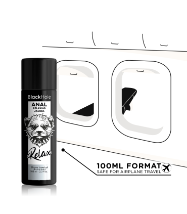 BLACK HOLE ANAL RELAXING CON JOJOBA BASE SILICONA 100 ML