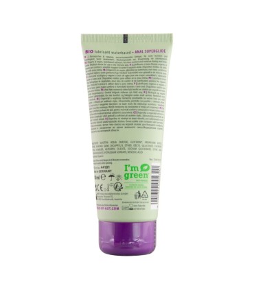 HOT BIO LUBRICANT LUBRICANTE BIO BASE AGUA SUPERGLIDE ANAL 100 ML