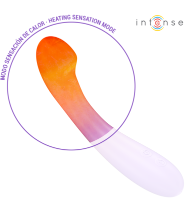 INTENSE BECKY VIBRATOR 19 CM HEATABLE 7 VIBRATIONS PURPLE