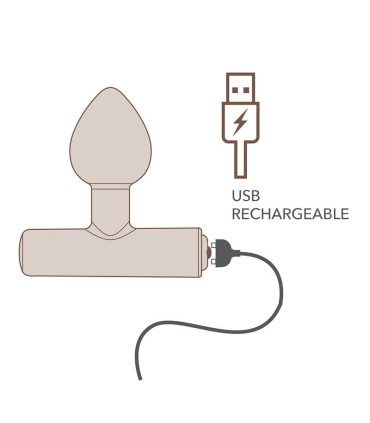ROCKS OFF NOVA ASTRYX RECHARGEABLE PREMIUM POWERFUL ANAL PLUG 16 FUNCTION BLACK
