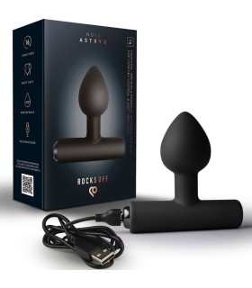 ROCKS OFF NOVA ASTRYX RECHARGEABLE PREMIUM POWERFUL ANAL PLUG 16 FUNCTION BLACK