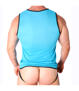 MACHO BLUE T SHIRT S M