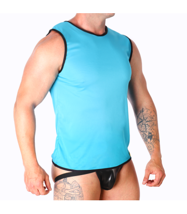 MACHO BLUE T SHIRT S M