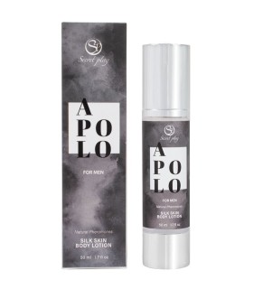 SECRETPLAY APOLO LOCION PIEL DE SEDA PARA HOMBRES 50 ML