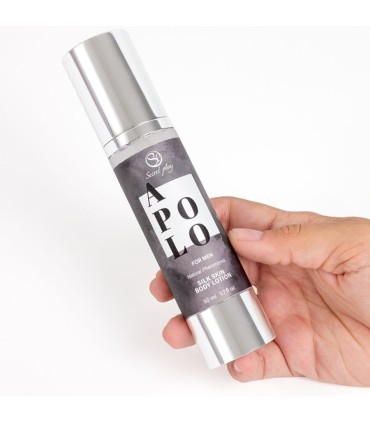 SECRETPLAY APOLO LOCION PIEL DE SEDA PARA HOMBRES 50 ML