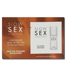 BIJOUX SLOW SEX FULL BODY MASSAGE GEL DE MASAJE 2 ML