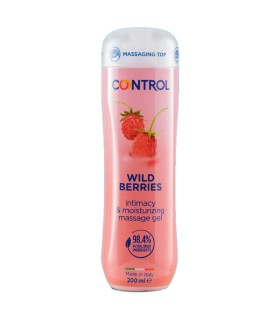 CONTROL GEL DE MASAJE 3 EN 1 WILD BERRIES 200 ML
