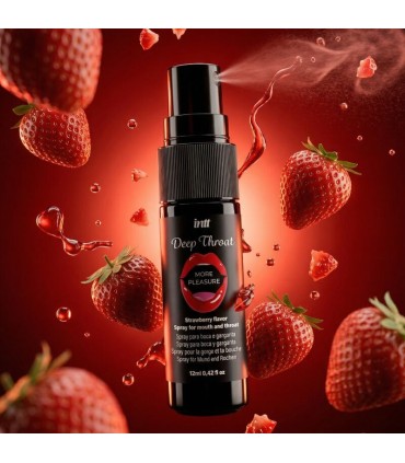 INTT DEEP THROAT MORE PLEASURE ORAL SPRAY STRAWBERRY FLAVOR
