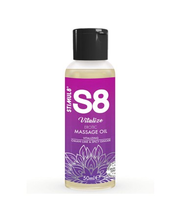 STIMUL8 S8 VITALIZE ACEITE DE MASAJE EROTICO LIMA 50 ML