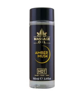 HOT ACEITE DE MASAJE AMBER MUSK 100 ML