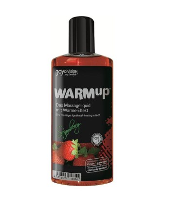 JOYDIVISION WARMUP ACEITE DE MASAJE EFECTO CALOR FRESA 150ML