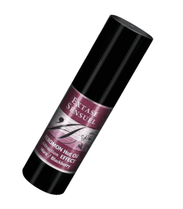 EXTASE SENSUAL ACEITE MASAJE EFECTO CALOR CON FEROMONAS MORA 30 ML