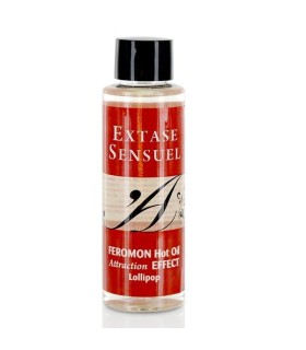 EXTASE SENSUAL ACEITE MASAJE EFECTO CALOR CON FEROMONAS PIRULET 100 ML