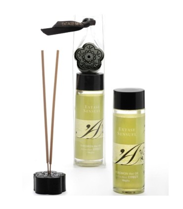 EXTASE SENSUAL ACEITE MASAJE EFECTO CALOR CON FEROMONAS MOJITO 100 ML
