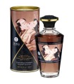 SHUNGA - ACEITE MASAJE EFECTO CALOR SABOR INTENSO CHOCOLATE 100 ML