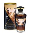 SHUNGA - ACEITE MASAJE EFECTO CALOR SABOR CAFÉ 100 ML