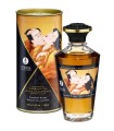 SHUNGA - ACEITE MASAJE EFECTO CALOR SABOR CARAMELO 100 ML