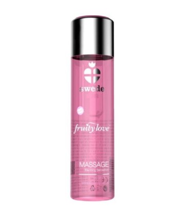 SWEDE FRUITY LOVE ACEITE EFECTO CALOR FRESAS CON CHAMPAGNE 60 ML