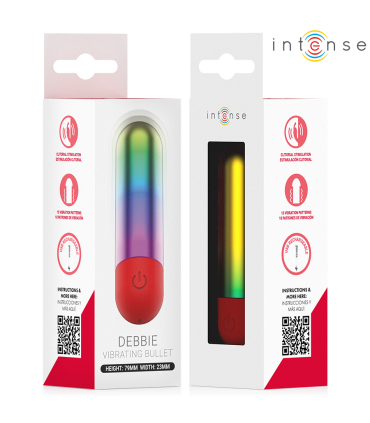 INTENSE DEBBIE RAINBOW CLITORIS VIBRATING BULLET