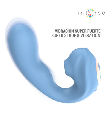 INTENSE GINA MULTIFUNCTION CLITORAL STIMULATOR BLUE