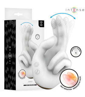 INTENSE JIMMY HAND SHAPED MULTIFUNCTION STIMULATOR WITH VIBRATION AND HEAT