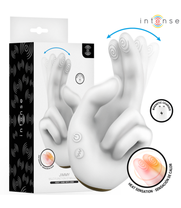 INTENSE JIMMY HAND SHAPED MULTIFUNCTION STIMULATOR WITH VIBRATION AND HEAT