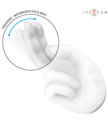 INTENSE JIMMY HAND SHAPED MULTIFUNCTION STIMULATOR WITH VIBRATION AND HEAT