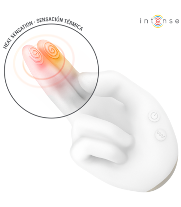 INTENSE JIMMY HAND SHAPED MULTIFUNCTION STIMULATOR WITH VIBRATION AND HEAT