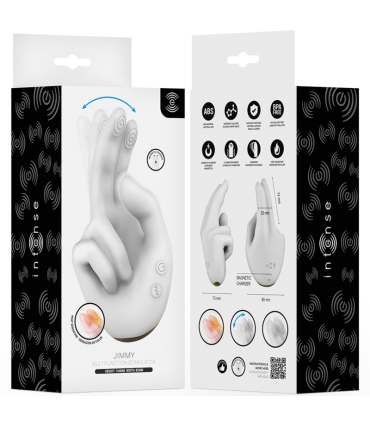 INTENSE JIMMY HAND SHAPED MULTIFUNCTION STIMULATOR WITH VIBRATION AND HEAT
