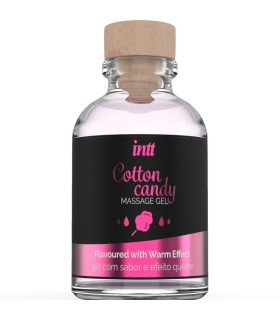 INTT MASSAGE ORAL SEX GEL DE MASAJE CON SABOR A ALGODON DE AZUCAR Y EFECTO CALOR