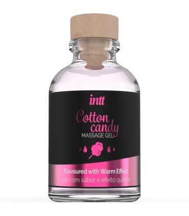 INTT MASSAGE ORAL SEX GEL DE MASAJE CON SABOR A ALGODON DE AZUCAR Y EFECTO CALOR
