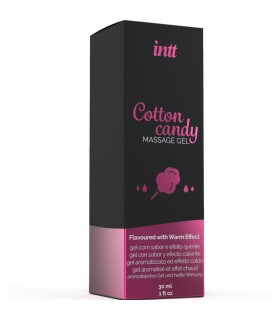 INTT MASSAGE ORAL SEX GEL DE MASAJE CON SABOR A ALGODON DE AZUCAR Y EFECTO CALOR