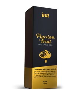 INTT MASSAGE ORAL SEX GEL DE MASAJE SABOR A FRUTA DE LA PASION EFECTO CALOR