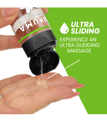 BRUMA ACEITE DE MASAJE PREMIUM EFECTO CALOR SABOR SANDIA 3 EN 1 100 ML