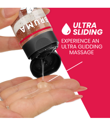 BRUMA ACEITE DE MASAJE PREMIUM EFECTO CALOR SABOR FRESA 3 EN 1 100 ML