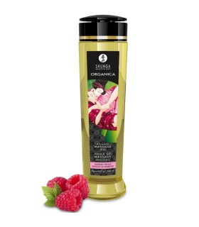 SHUNGA ORGANIC MASSAGE OIL RASPBERRY FEELING 240 ML