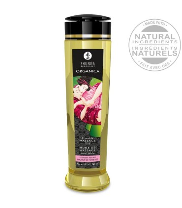 SHUNGA ORGANIC MASSAGE OIL RASPBERRY FEELING 240 ML