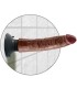 KING COCK VIBRATING COCK BROWN 1778 CM