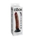 KING COCK VIBRATING COCK BROWN 1778 CM
