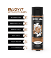 BRUMA - ACEITE DE MASAJE PREMIUM EFECTO CALOR SABOR TARTA AMERICANA 3 EN 1 - 100 ML