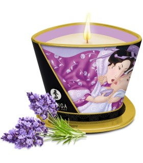 SHUNGA MASSAGE CANDLE LAVANDER 170 ML
