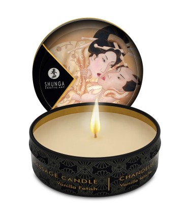 SHUNGA MINI CARESS BY CANDLELIGHT DISPLAY VELAS MASAJE 24 UDS