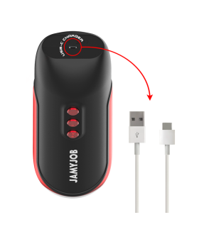 JAMYJOB BLAZE AUTOMATIC MOUTH MASTURBATOR 5 SUCTION AND VIBRATION MODES