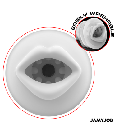 JAMYJOB BLAZE AUTOMATIC MOUTH MASTURBATOR 5 SUCTION AND VIBRATION MODES