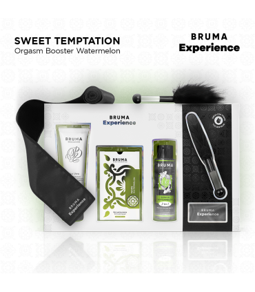 BRUMA XPERIENCE KIT TENTACION DULCE SANDIA CON POTENCIADOR DE ORGASMOS