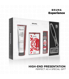 BRUMA XPERIENCE KIT TENTACION DULCE FRESA CON POTENCIADOR DE ORGASMOS