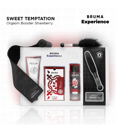 BRUMA XPERIENCE KIT TENTACION DULCE FRESA CON POTENCIADOR DE ORGASMOS