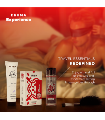 BRUMA XPERIENCE KIT TENTACION DULCE FRESA CON POTENCIADOR DE ORGASMOS